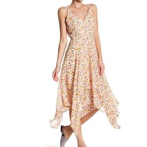 Romeo & Juliet Couture Floral Handkerchief Hem Slip Dress